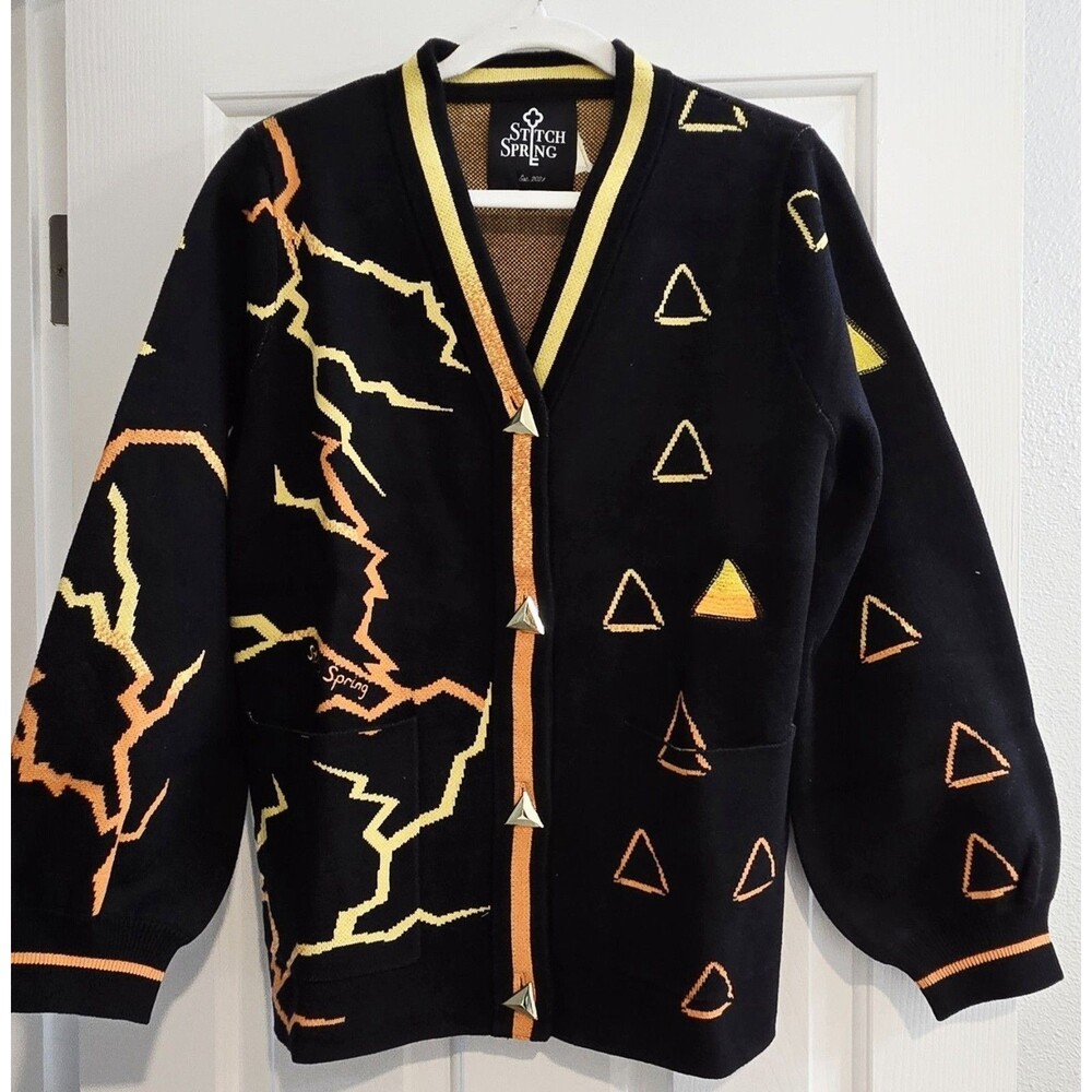 Stitch Spring - Limited Ed. Thunder Cardigan Sweater Anime Demon Slayer Zenitsu